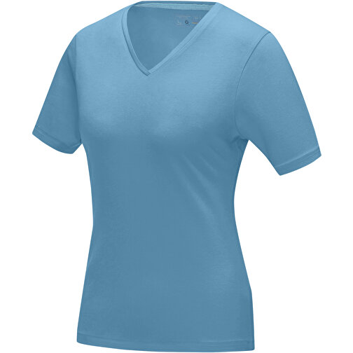 Kawartha T-Shirt Für Damen Mit V-Ausschnitt , Green Concept, nxt blau, Single jersey Strick 95% Bio Baumwolle, 5% Elastan, 200 g/m2, XL, , Bild 1