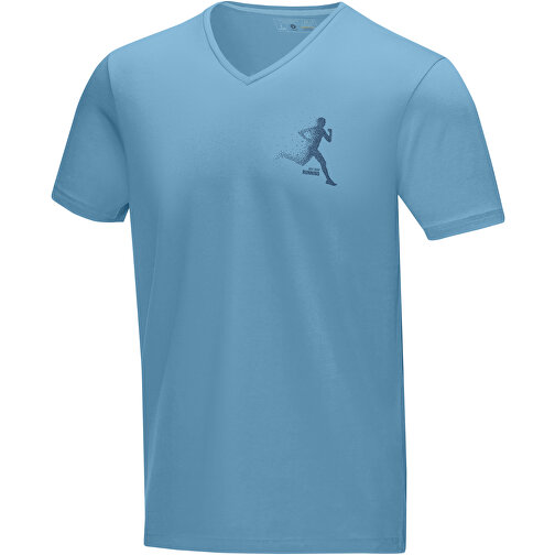Kawartha T-Shirt Für Herren Mit V-Ausschnitt , Green Concept, nxt blau, Single jersey Strick 95% Bio Baumwolle, 5% Elastan, 200 g/m2, XXXL, , Bild 2