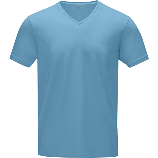 Kawartha T-Shirt Für Herren Mit V-Ausschnitt , Green Concept, nxt blau, Single jersey Strick 95% Bio Baumwolle, 5% Elastan, 200 g/m2, XL, , Bild 3