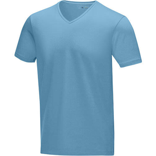 Kawartha T-Shirt Für Herren Mit V-Ausschnitt , Green Concept, nxt blau, Single jersey Strick 95% Bio Baumwolle, 5% Elastan, 200 g/m2, M, , Bild 1