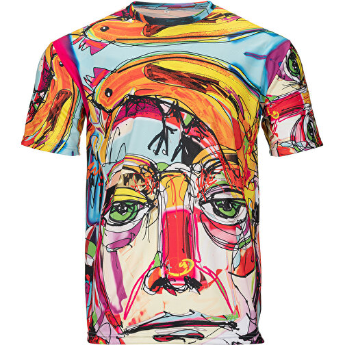 Regular T-Shirt Individuell - Vollflächiger Druck , weiss, Polyester, M, 70,00cm x 104,00cm (Länge x Breite), Bild 5