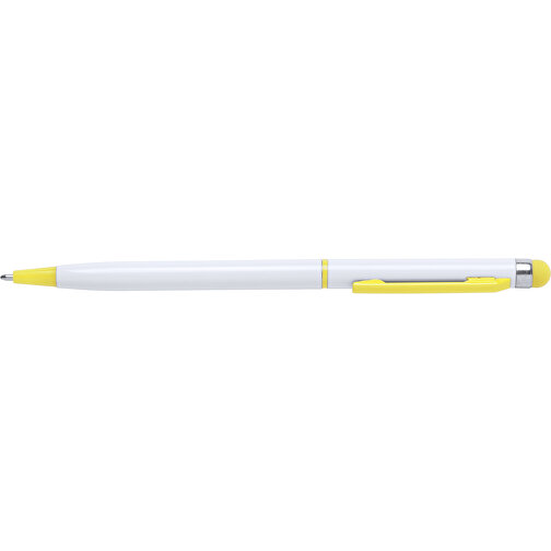 Kugelschreiber Pointer Duser , gelb, Aluminium, 13,70cm (Breite), Bild 3