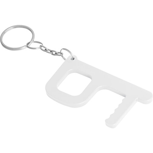 HANDY SAFE. Multifunktions-Schlüsselanhänger , weiss, ABS, , Bild 1