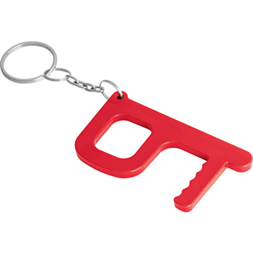 HANDY SAFE. Multifunktions-Schlüsselanhänger , rot, ABS, , Bild 1