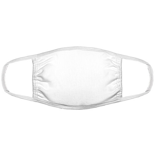 Mund-Nasen-Masken – Multipack , weiß, 100 % Baumwolle, 17,50cm x 2,00cm x 12,50cm (Länge x Höhe x Breite), Bild 1