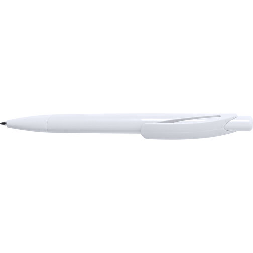 Antibakteriell Kugelschreiber Ramix , weiß, 14,00cm (Breite), Bild 3