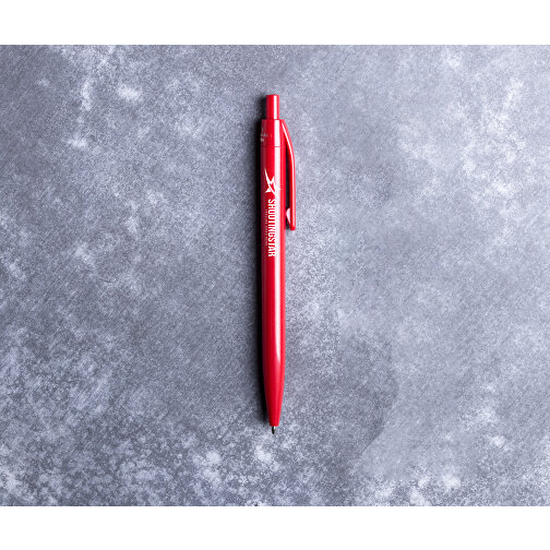 Antibakteriell Kugelschreiber Licter , rot, 13,80cm (Breite), Bild 5