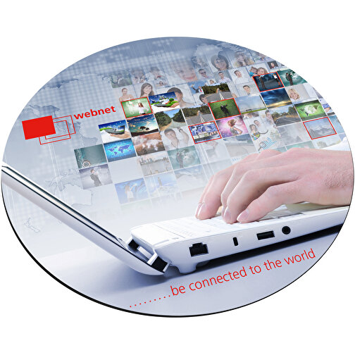 AXOPAD® Mousepad AXOTex Clean 400, 21 cm rotondo, 1 mm di spessore, Immagine 1