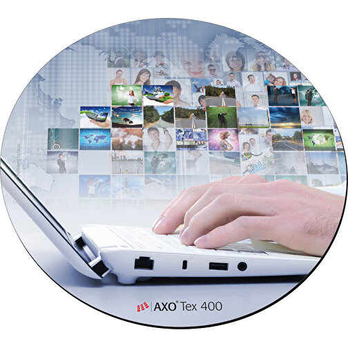 AXOPAD® Mousepad AXOTex 400, 21 cm rotondo, 1,5 mm di spessore, Immagine 1