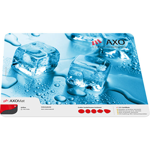 Podnózek AXOPAD® AXOMat 700, prostokatny 60 x 40 cm, grubosc 1,0 mm, Obraz 1