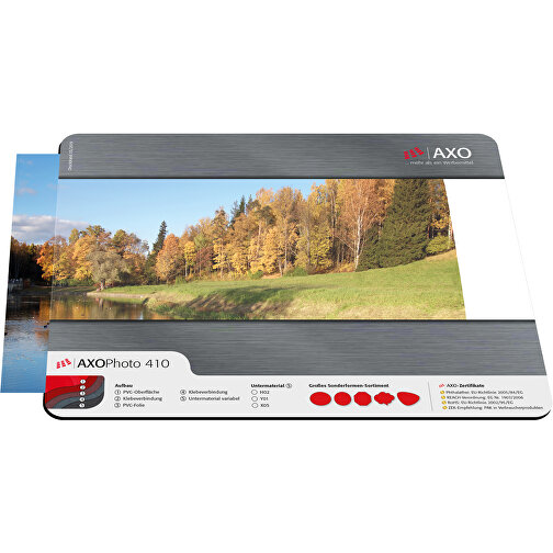 AXOPAD® Mousepad AXOPhoto 410, 24 x 19,5 cm rektangulær, 1,7 mm tyk, Billede 1