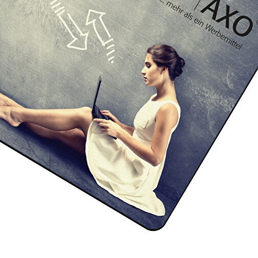 AXOPAD® Mousepad AXOIdent 400, 24 x 19,5 cm owalny, grubosc 1 mm, Obraz 4