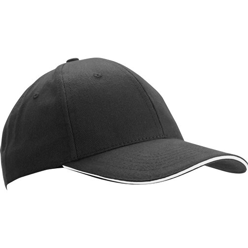 Mütze Rubec , schwarz, 100% Gebürstete Baumwolle, , Bild 1