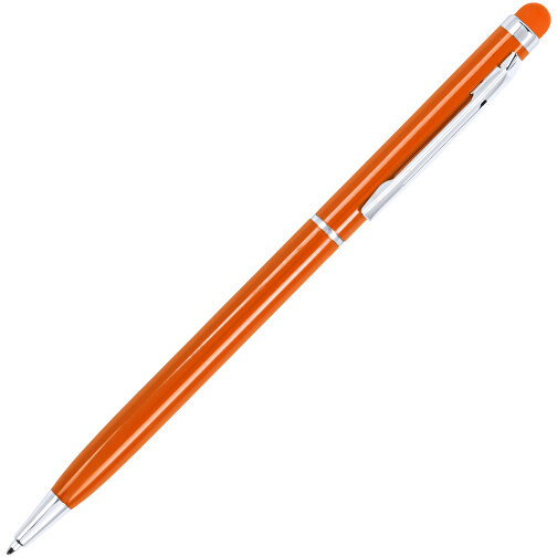Kugelschreiber Pointer Byzar , orange, Aluminium, 13,70cm (Breite), Bild 2