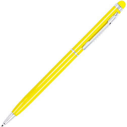 Kugelschreiber Pointer Byzar , gelb, Aluminium, 13,70cm (Breite), Bild 2