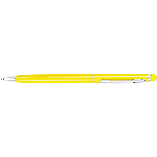 Kugelschreiber Pointer Byzar , gelb, Aluminium, 13,70cm (Breite), Bild 3