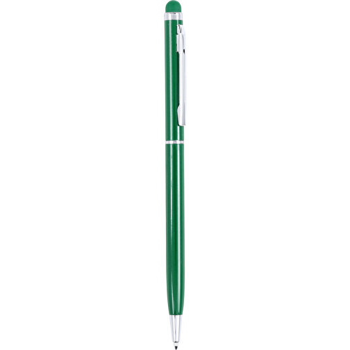 Kugelschreiber Pointer Byzar , grün, Aluminium, 13,70cm (Breite), Bild 1