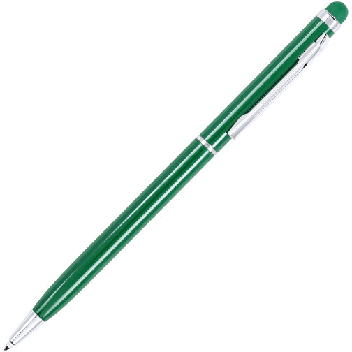 Kugelschreiber Pointer Byzar , grün, Aluminium, 13,70cm (Breite), Bild 2