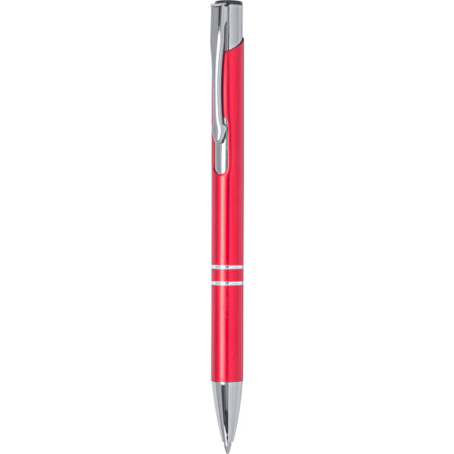 Kugelschreiber Trocum , rot, Aluminium, 13,70cm (Breite), Bild 1