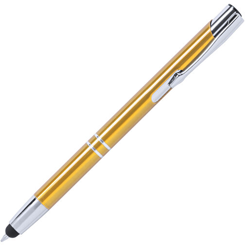 Kugelschreiber Pointer Mitch , vergoldet, Aluminium, 13,90cm (Breite), Bild 2