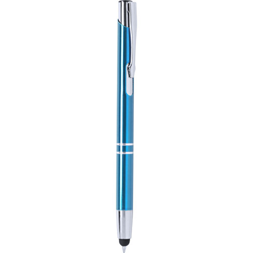 Kugelschreiber Pointer Mitch , hellblau, Aluminium, 13,90cm (Breite), Bild 1