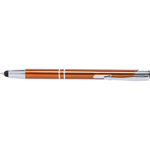 Kugelschreiber Pointer Mitch , orange, Aluminium, 13,90cm (Breite), Bild 3