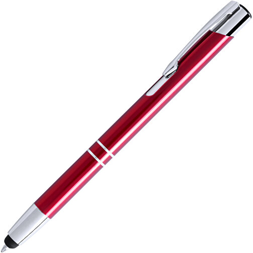 Kugelschreiber Pointer Mitch , rot, Aluminium, 13,90cm (Breite), Bild 2