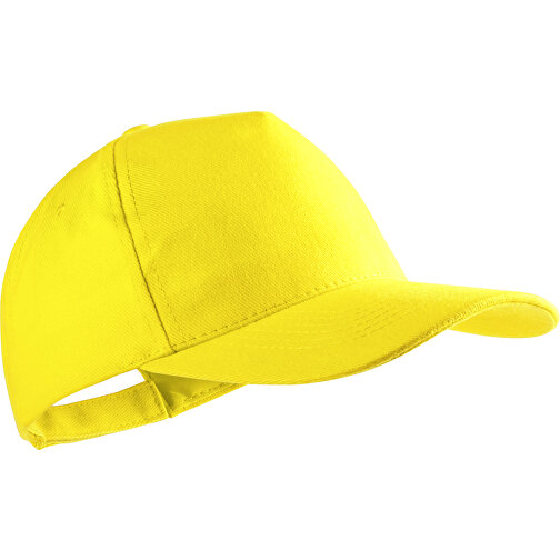 Mütze Bayon , gelb, 100% Gebürstete Baumwolle, , Bild 1