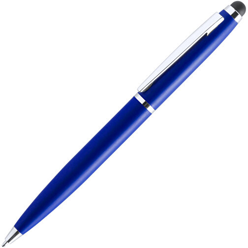 Kugelschreiber Pointer Walik , blau, Metall, 14,00cm (Breite), Bild 2