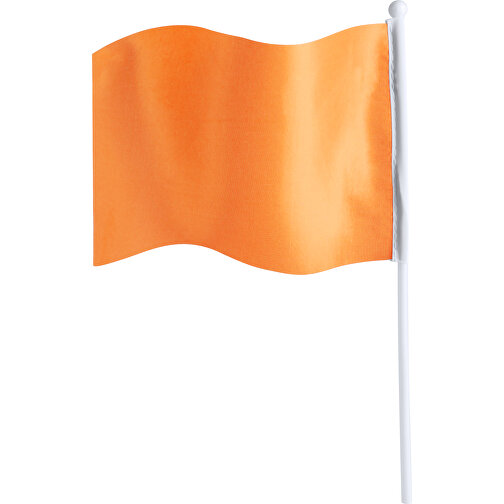 Fähnchen Rolof , orange, Polyester, 21,00cm x 30,00cm (Länge x Breite), Bild 1