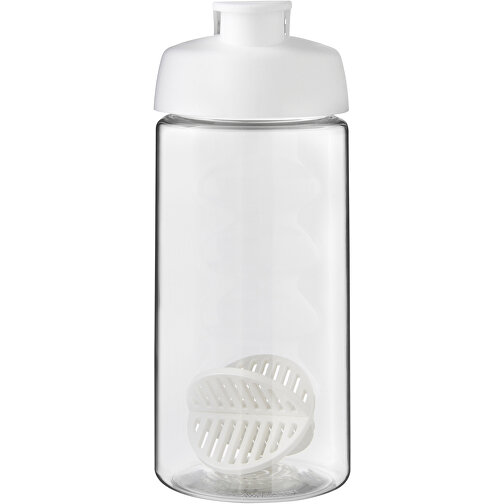 H2O Active® Bop 500 Ml Shakerflasche , weiß / transparent, PET Kunststoff, PP Kunststoff, PP Kunststoff, 17,40cm (Höhe), Bild 3