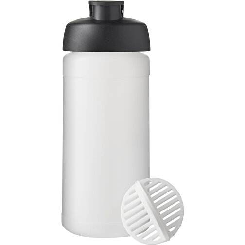 Baseline Plus 500 Ml Shakerflasche , schwarz / klar mattiert, HDPE Kunststoff, PP Kunststoff, PP Kunststoff, 18,50cm (Höhe), Bild 3