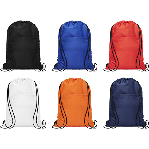 Oriole Kühltasche Mit Kordelzug 5L , weiss, 210D Polyester, 32,00cm x 43,00cm (Länge x Höhe), Bild 7