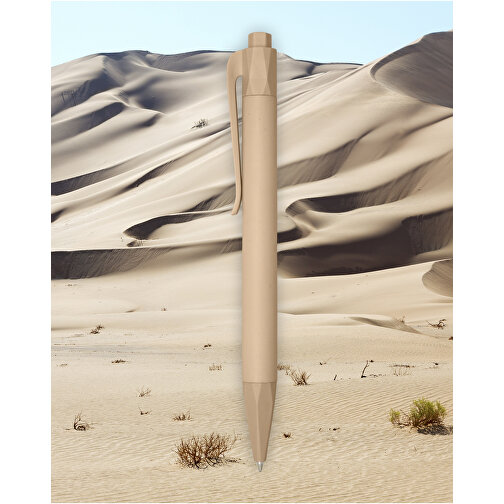 Terra Kugelschreiber Aus PLA , Green Concept, sand meliert, PLA Kunststoff, 14,00cm (Länge), Bild 6