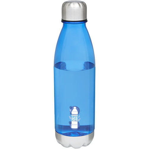 Cove 685 Ml Sportflasche , transparent royalblau, SK Plastic, Edelstahl, 25,30cm (Höhe), Bild 2