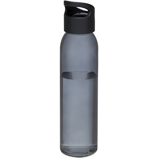 Sky 500 Ml Glas-Sportflasche , schwarz, Glas, PP Kunststoff, 25,60cm (Höhe), Bild 1