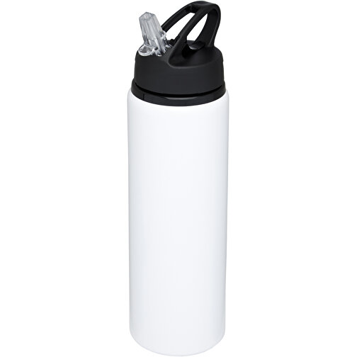 Fitz 800 Ml Sportflasche , weiss, Aluminium, PP Kunststoff, 25,50cm (Höhe), Bild 1