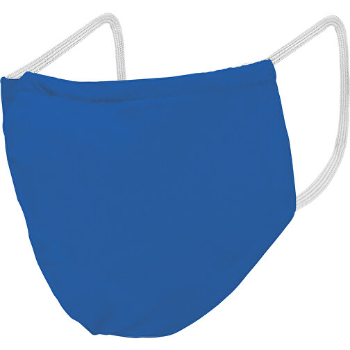 Mund-Nasen-Maske Deluxe , tintenblau, Polyester, 21,00cm x 12,00cm (Länge x Breite), Bild 2