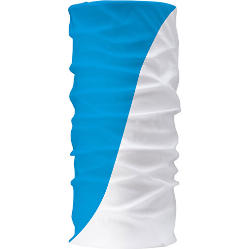 Schlauchschal Individuell - Vollflächiger Druck , karibikblau, Polyester, 24,00cm x 50,00cm (Länge x Breite), Bild 2