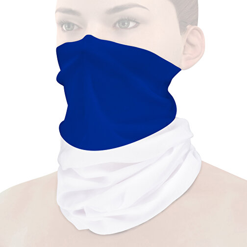 Schlauchschal Individuell - Vollflächiger Druck , blau, Polyester, 24,00cm x 50,00cm (Länge x Breite), Bild 1