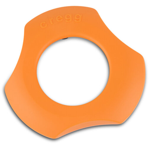 Cregg , orange, PA Kunststoff + Edelstahl Schneiderädchen, 14,00cm x 1,60cm x 7,60cm (Länge x Höhe x Breite), Bild 1