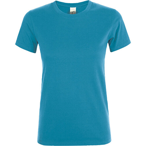 T-Shirt - Regent Women , Sol´s, aqua, Baumwolle, M, 63,00cm x 44,00cm (Länge x Breite), Bild 1