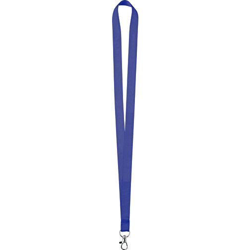 20 Mm Satin Lanyard , royalblau, Satin, 90,00cm x 2,00cm (Länge x Breite), Bild 1