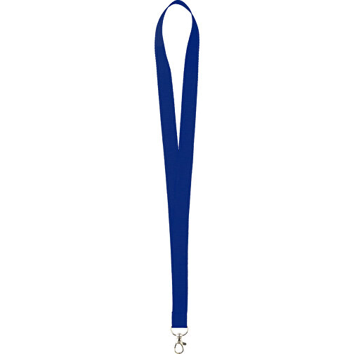 15 Mm Lanyard , royalblau, Polyester, 90,00cm x 1,50cm (Länge x Breite), Bild 1