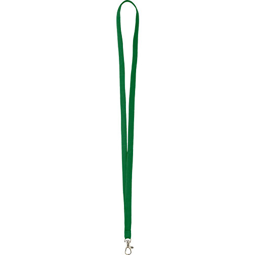 15 Mm Tubular Lanyard , dunkelgrün, Polyester, 90,00cm x 1,50cm (Länge x Breite), Bild 1