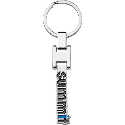 Schlüsselanhänger Mit Personalisiertem Design , silber, Zinklegierung, 40,00cm x 40,00cm (Länge x Breite), Bild 1