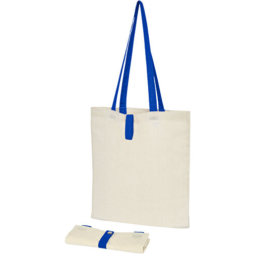 Składana torba na zakupy Nevada wykonana z bawełny o gramaturze 100 g/m², Obraz 6