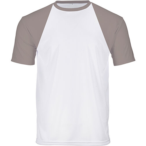 Reglan T-Shirt Individuell - Vollflächiger Druck , silber, Polyester, 3XL, 80,00cm x 132,00cm (Länge x Breite), Bild 1