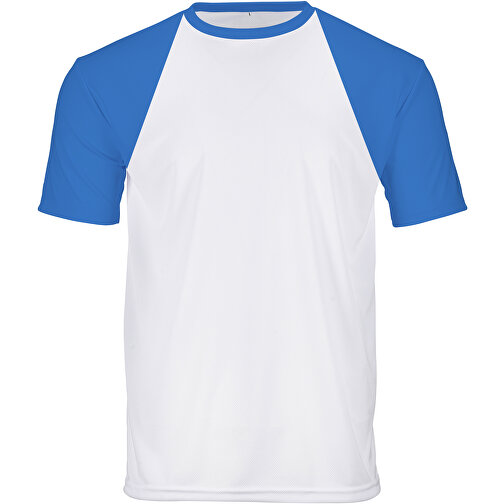 Reglan T-Shirt Individuell - Vollflächiger Druck , hellblau, Polyester, S, 68,00cm x 96,00cm (Länge x Breite), Bild 1