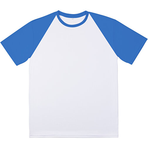 Reglan T-Shirt Individuell - Vollflächiger Druck , hellblau, Polyester, S, 68,00cm x 96,00cm (Länge x Breite), Bild 5